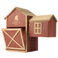 WildYard Cedar Squirrel House Hideout Feeder Outdoor Nest