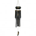 Bamboo Windchime Dark Brown & Gold
