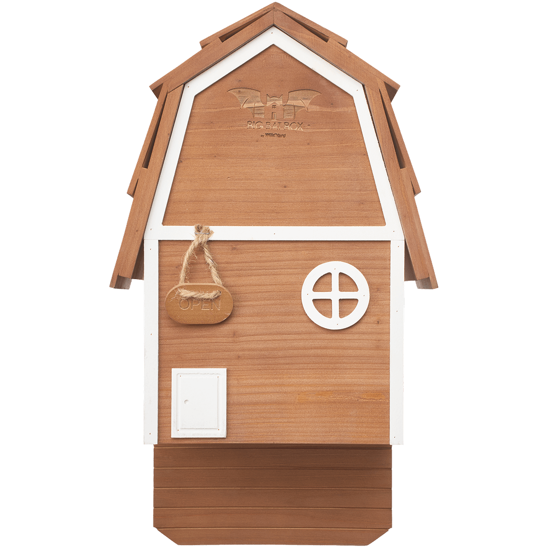 Bat Barn Junior Cedar Bat House 2 Chamber Brown Outdoor