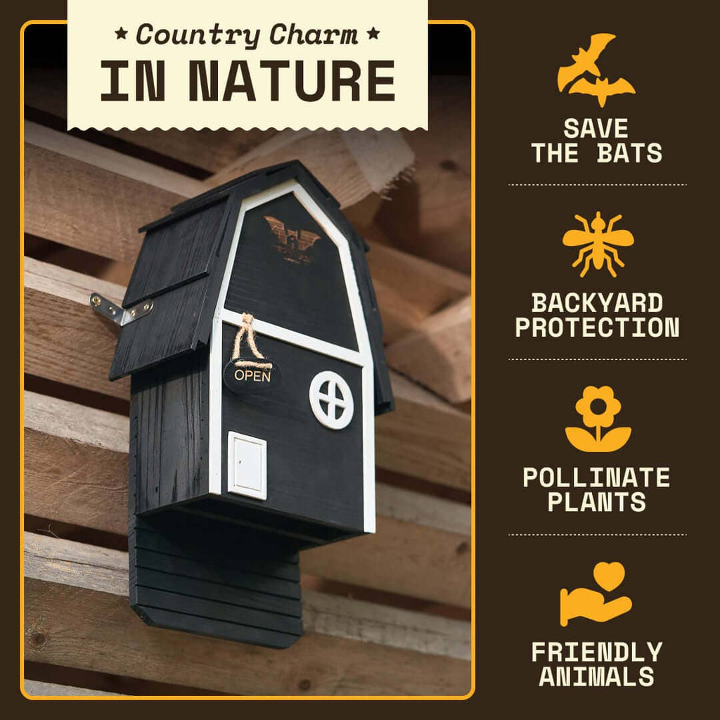 Bat Barn Junior Cedar Bat House 2 Chamber Pest Control Pro