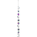 Crystal Hanging String - AB Crystal Mini Discs w/ Moon & Star Burst Charms