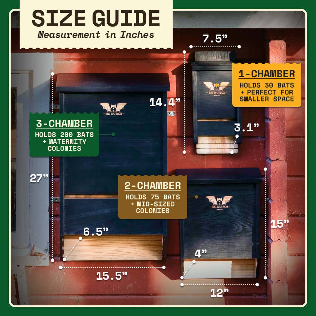 Single Chamber Bat House Cedar – Eco-Friendly Yard Shelter