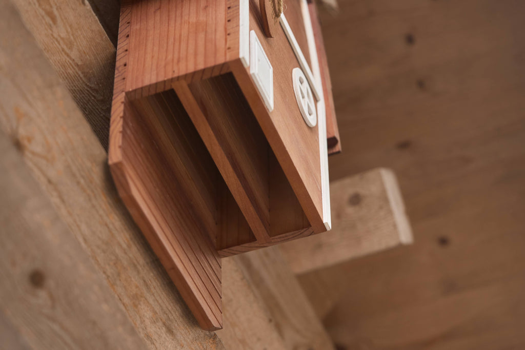 Bat Barn Junior Cedar Bat House 2 Chamber Brown Outdoor