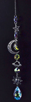 17"  Celestial Crescent sun catcher