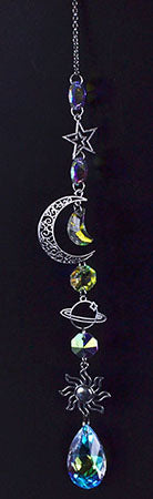 17"  Celestial Crescent sun catcher