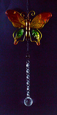 6" x 15" Butterfly sun catcher