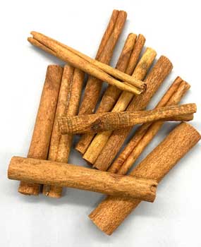 Cinnamon cut sticks .4oz  (Cinnamomum cassia)