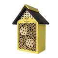 Bee House Bamboo Pollinator Habitat Garden Outdoor Box