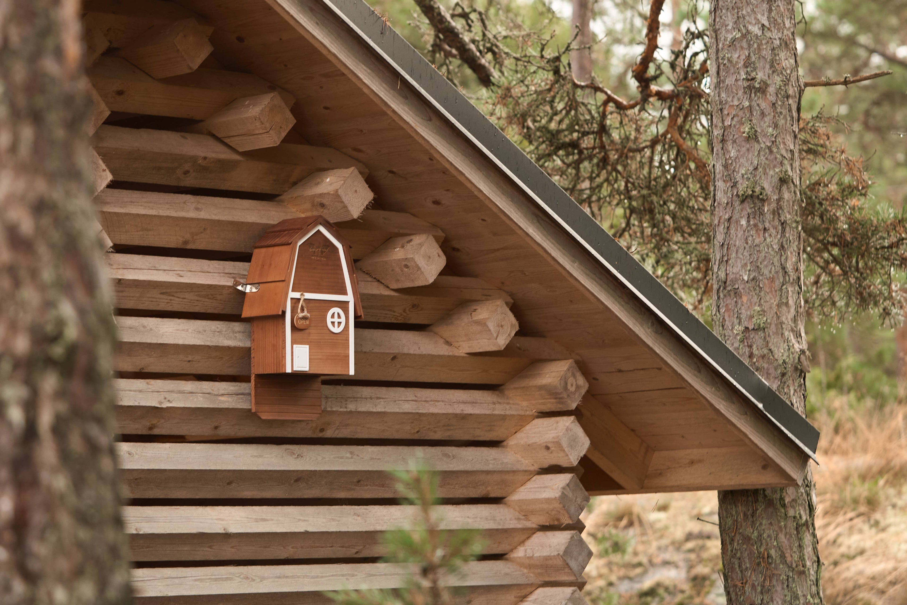Bat Barn Junior Cedar Bat House 2 Chamber Brown Outdoor